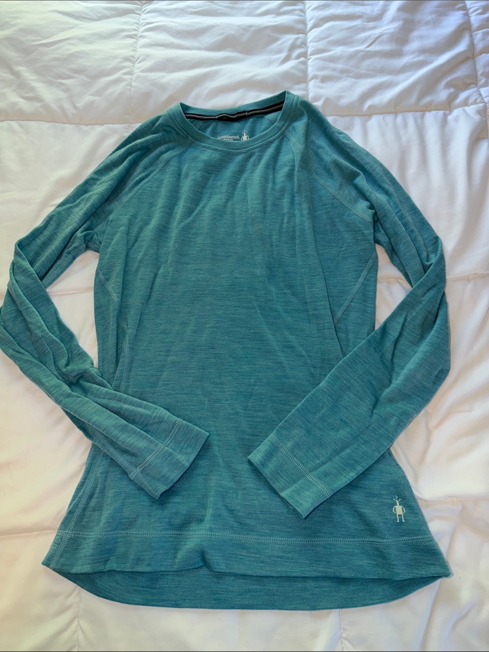 Smartwool Women's Teal Long Sleeve Crewneck